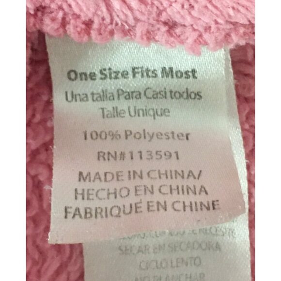 Hotel Spa Collections Robe Women One Size Pink Long Sleeves Front Pockets - Picture 8 of 15